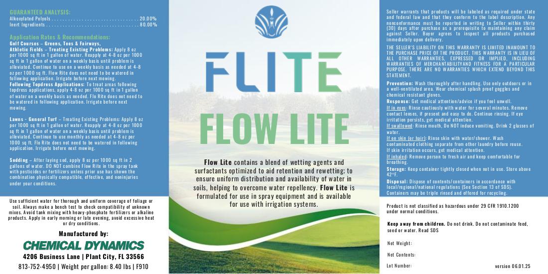 Flow Lite product label