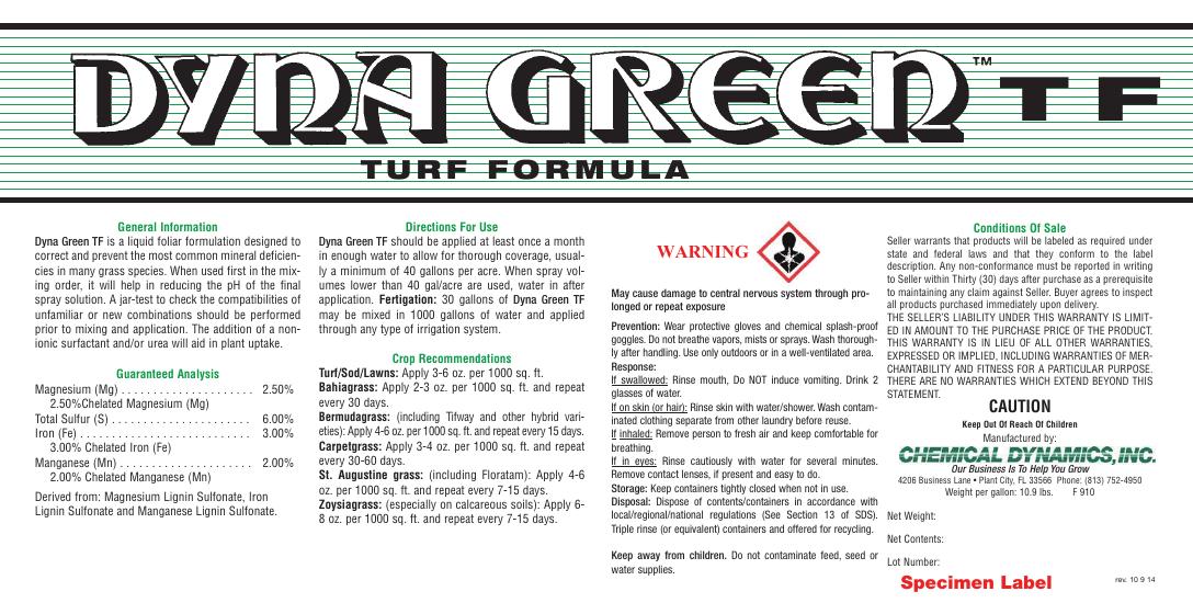 TF product label
