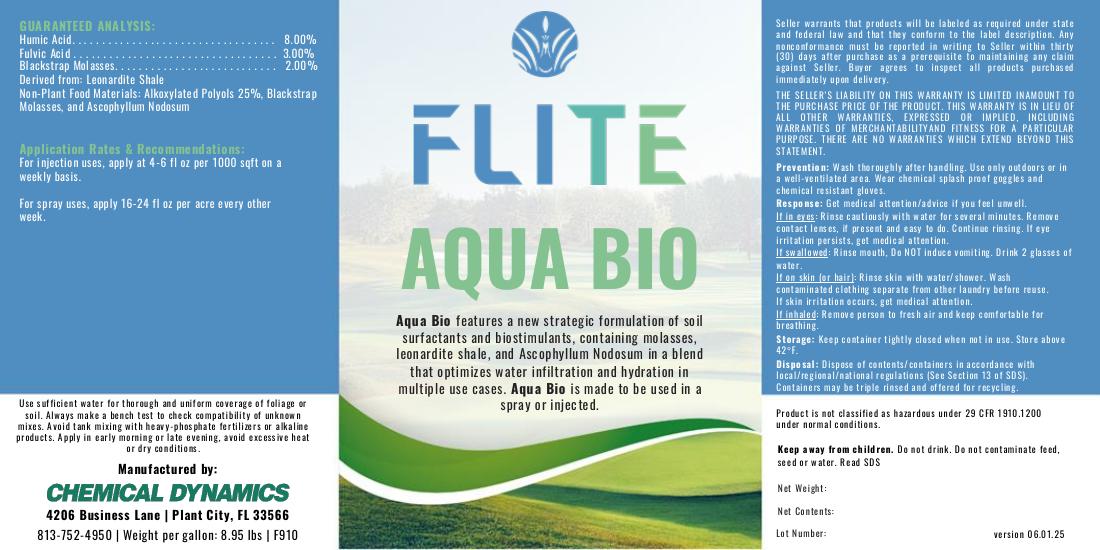 Aqua Bio product label