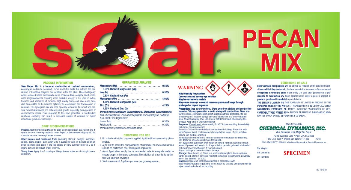 Pecan Mix product label