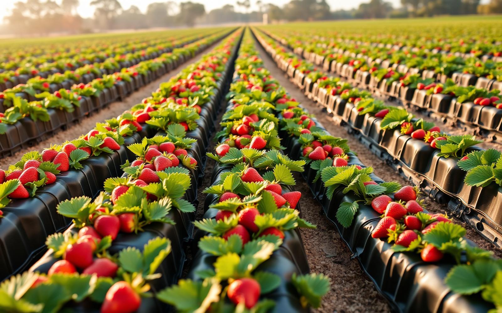 Strawberry crop